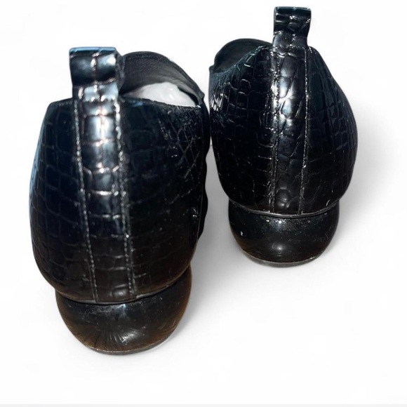 Jeffery Campbell Black Heeled Pointed Toe Loafers 9.5 - Picture 5 of 7